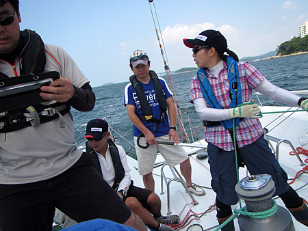 Sailing training
