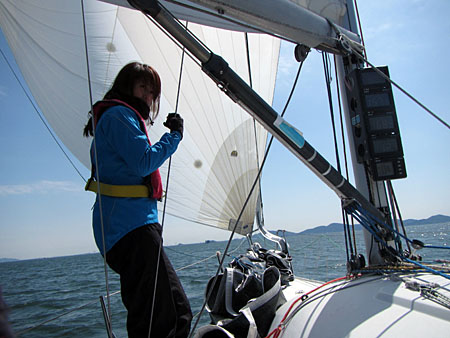 Last sailing of JUST EIGHT (2016/3/26)