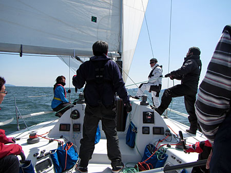 Last sailing of JUST EIGHT (2016/3/26)